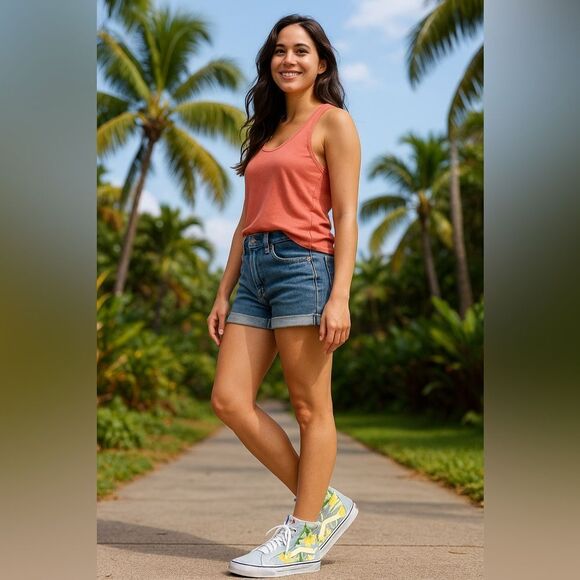 🌺✨ Vans Sk8-Hi Floral Tropical Sneakers 🌺✨ - Picture 5 of 9